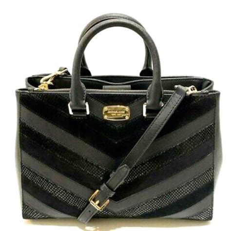 michael kors small black kellen|Michael Kors black mini bag.